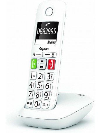 Gigaset E290 Telefone analógico DECT Branco ID do Emissor e Nome