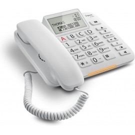 Gigaset DL380 Telefone analógico Branco ID do Emissor e Nome
