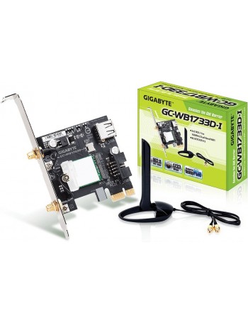 Gigabyte GC-WB1733D-I placa de rede WLAN   Bluetooth 1733 Mbit s Interno