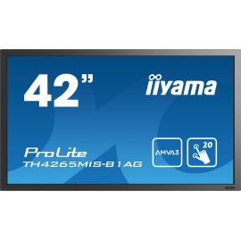 iiyama ProLite TH4265MIS-B1AG ecrã tátil 106,7 cm (42") 1920 x 1080 pixels Preto Multitoque