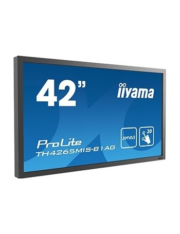 iiyama ProLite TH4265MIS-B1AG ecrã tátil 106,7 cm (42") 1920 x 1080 pixels Preto Multitoque