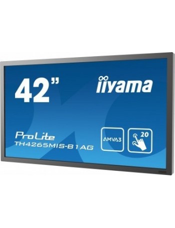 iiyama ProLite TH4265MIS-B1AG ecrã tátil 106,7 cm (42") 1920 x 1080 pixels Preto Multitoque