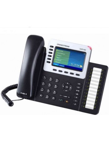 Grandstream Networks GXP2140 telefone IP Preto Estação com fios LCD 4 linhas