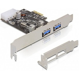 DeLOCK 2x USB 3.0 PCI Express card placa adaptador de interface Interno