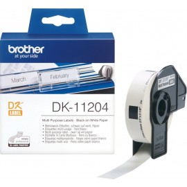 Brother DK-11204 etiquetadora Preto sobre branco