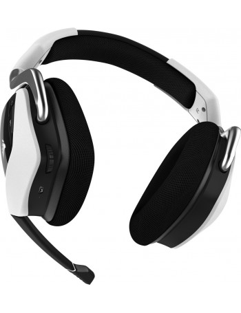 Corsair VOID RGB ELITE Wireless Conjunto de auscultadores e microfone acoplado Fita de cabeça Preto, Branco
