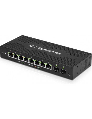 Ubiquiti Networks EdgeSwitch 10XP Gerido L2 Gigabit Ethernet (10 100 1000) Preto Apoio Power over Ethernet (PoE)