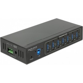 DeLOCK 63311 hub de interface USB 3.0 (3.1 Gen 1) Type-B 5000 Mbit s Preto