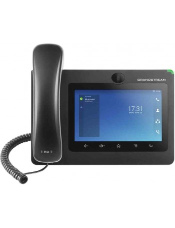 Grandstream Networks GXV3370 telefone IP Preto Estação com fios LCD 16 linhas Wi-Fi