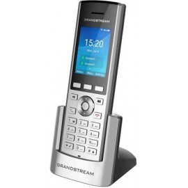 Grandstream Networks WP820 telefone IP Preto, Prateado Estação sem fios LCD 2 linhas Wi-Fi