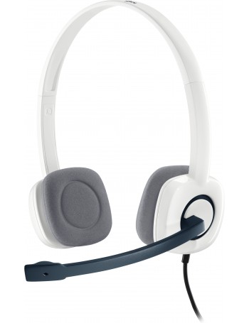 Logitech H150 Conjunto de auscultadores e microfone acoplado Fita de cabeça Branco