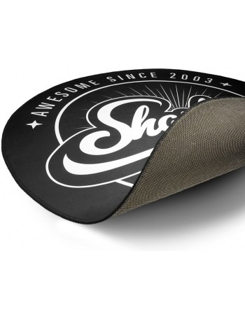 Sharkoon Floor Mat individual Redondo Preto, Branco 1 peça(s)