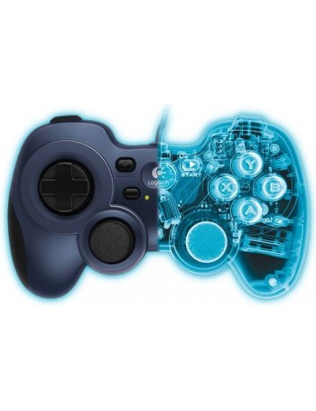 Logitech F310 Gamepad PC USB 2.0 Preto, Azul