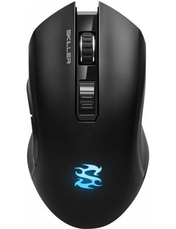 Sharkoon Skiller SGM3 rato RF Wireless+USB Óptico 6000 DPI mão direita