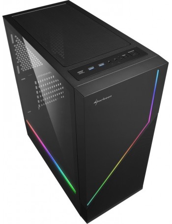 Sharkoon RGB FLOW Midi ATX Tower Preto