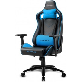 Sharkoon Elbrus 2 Cadeira de jogos universal Assento acolchoado Preto, Azul