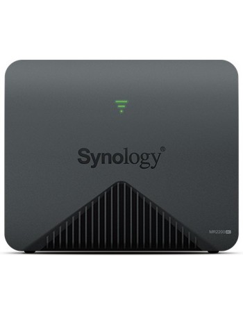 Synology MR2200AC router sem fios Dual-band (2,4 GHz   5 GHz) Gigabit Ethernet 3G 4G Preto