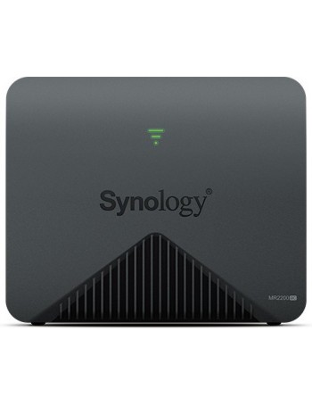 Synology MR2200AC router sem fios Dual-band (2,4 GHz   5 GHz) Gigabit Ethernet 3G 4G Preto