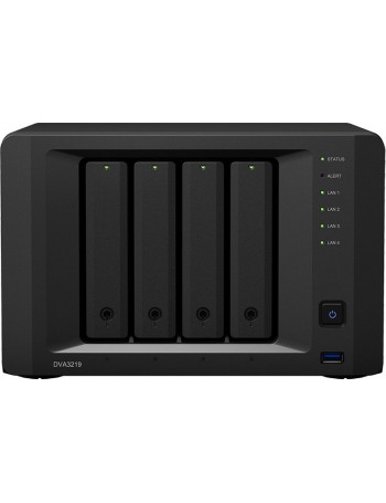 Synology DVA3219 gravador de vídeo em rede (NVR) Preto