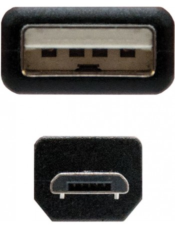Nanocable 10.01.0501 cabo USB 1,8 m 2.0 USB A Micro-USB B Preto