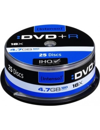Intenso DVD+R 4.7GB, Printable, 16x 4,7 GB 25 peça(s)