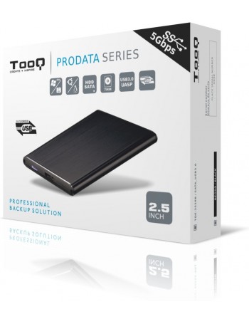 TooQ TQE-2529B Caixa para Discos Rígidos 2.5" Compartimento HDD SSD Preto