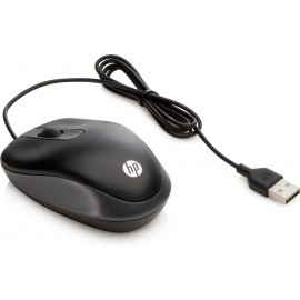 HP G1K28AA rato USB Óptico 1000 DPI Ambidestro