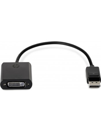 HP DisplayPort to DVI-D Adapter 1 x 20-pin DisplayPort M 1 x 24-pin DVI-D F Preto