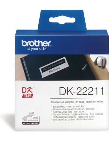 Brother DK-22211 etiquetadora Preto sobre branco
