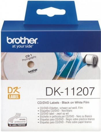 Brother DK-11207 etiquetadora Preto sobre branco