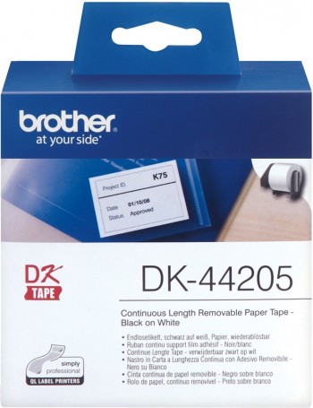 Brother DK-44205 etiquetadora Preto sobre branco