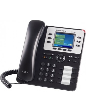 Grandstream Networks GXP-2130 telefone IP Preto Estação com fios TFT 3 linhas