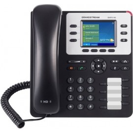 Grandstream Networks GXP-2130 telefone IP Preto Estação com fios TFT 3 linhas