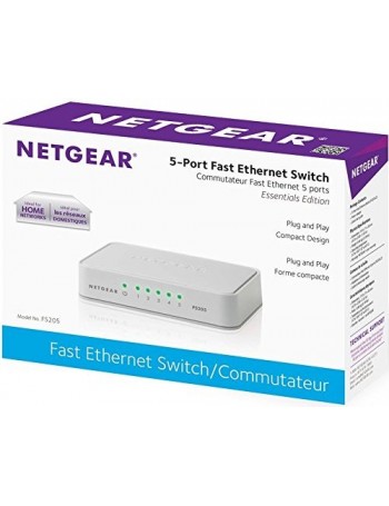 Netgear FS205 Não-gerido Branco