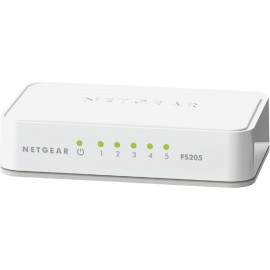 Netgear FS205 Não-gerido Branco