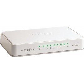 Netgear FS208 Não-gerido Branco