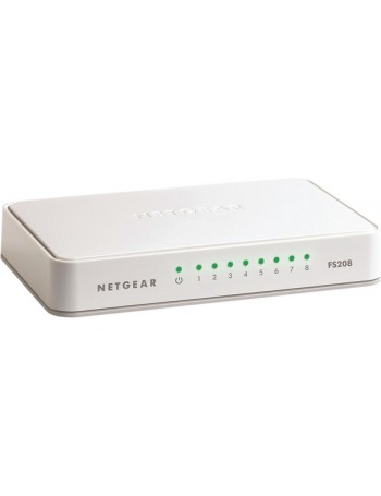 Netgear FS208 Não-gerido Branco