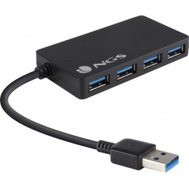 NGS iHub 3.0 USB 3.0 (3.1 Gen 1) Type-A 5000 Mbit s Preto