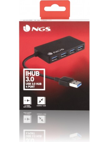 NGS iHub 3.0 USB 3.0 (3.1 Gen 1) Type-A 5000 Mbit s Preto