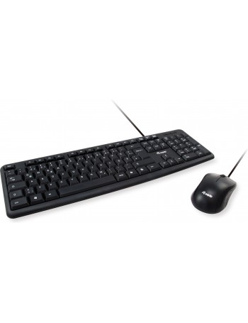 Equip 245202 teclado USB AZERTY Português Preto