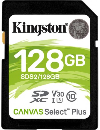 Kingston Technology Canvas Select Plus cartão de memória 128 GB SDXC Classe 10 UHS-I