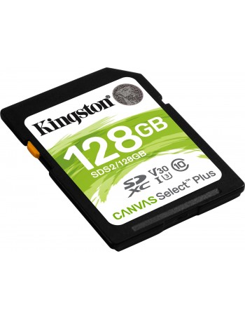 Kingston Technology Canvas Select Plus cartão de memória 128 GB SDXC Classe 10 UHS-I