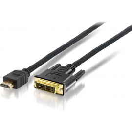 Equip 119329 adaptador de cabo de vídeo 10 m HDMI DVI-D Preto