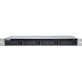 QNAP TS-431XeU Alpine AL-314 Ethernet LAN Prateleira (1U) Preto, Inox NAS
