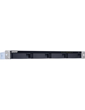 QNAP TS-431XeU Alpine AL-314 Ethernet LAN Prateleira (1U) Preto, Inox NAS