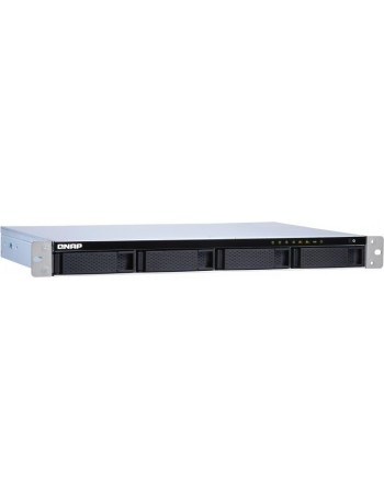 QNAP TS-431XeU Alpine AL-314 Ethernet LAN Prateleira (1U) Preto, Inox NAS