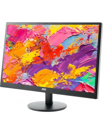 AOC Basic-line M2470SWH LED display 59,9 cm (23.6") 1920 x 1080 pixels Alta definição total Plano Preto