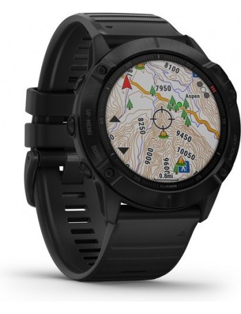Garmin fēnix 6X Pro relógio inteligente Preto 3,56 cm (1.4") GPS