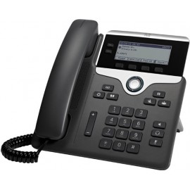 Cisco 7821 telefone IP Preto, Prateado Estação com fios 2 linhas