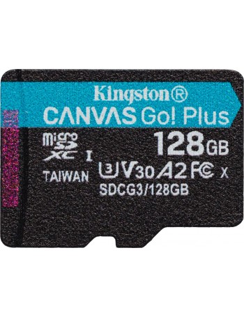 Kingston Technology Canvas Go! Plus cartão de memória 128 GB MicroSD Classe 10 UHS-I